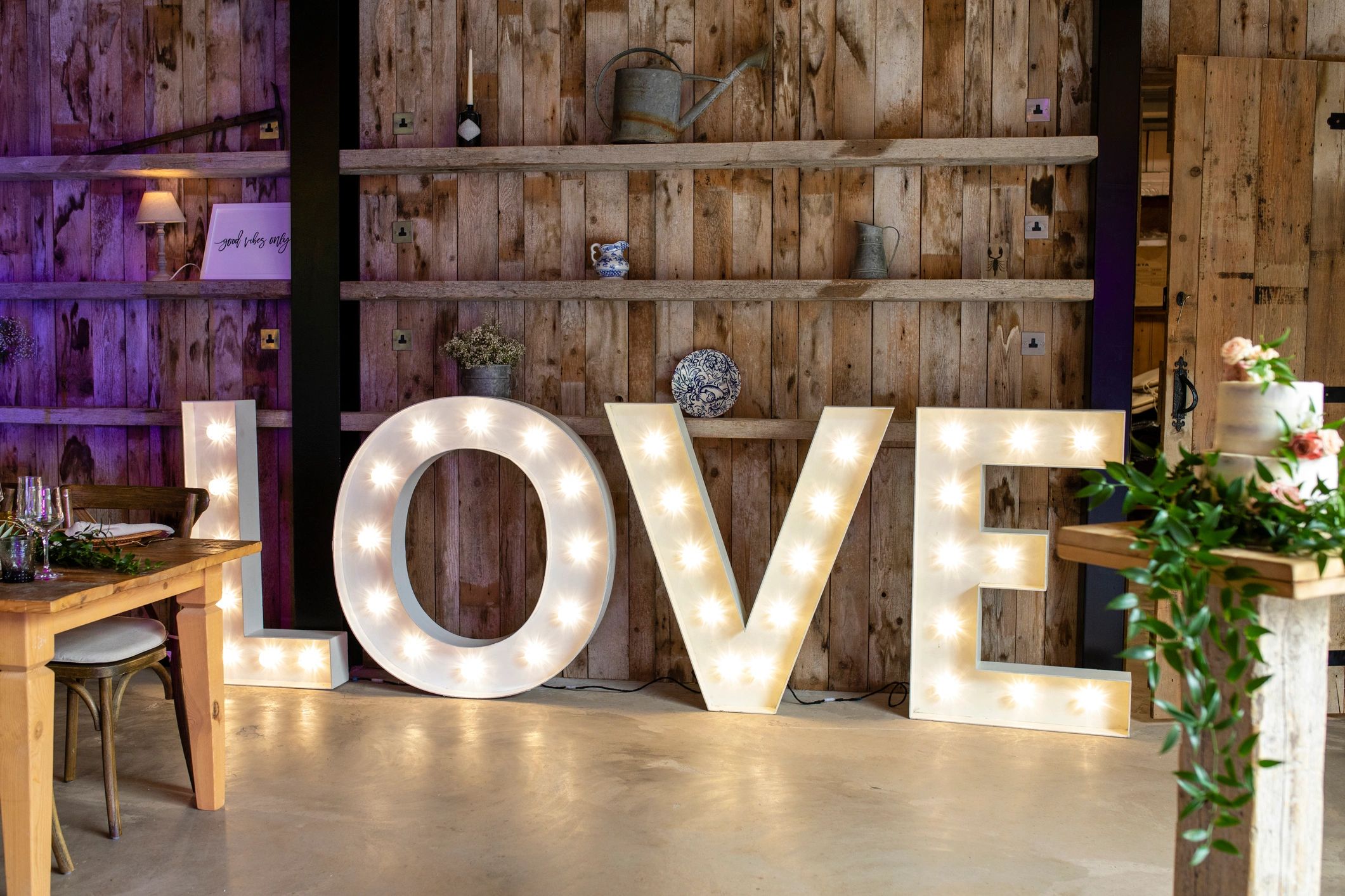 Custom event display elements at a venue